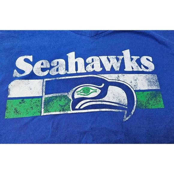 Fanatics Seattle Seahawks Women's Royal Blue V-Neck T-Shirt Size Medium - Picture 6 of 6